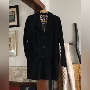 Dennis Basso “Washable” Suede trench style coat! Size M. Excellent condition!
